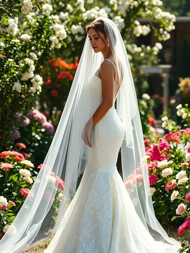 A bride holding a beautifully arranged bouquet of fresh flowers, showcasing the vibrant colors and elegant design.